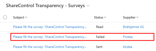 image: failed survey